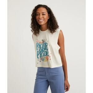 Marine Layer Pride Muscle Tank Top Pride On Pride Graphic Design Small